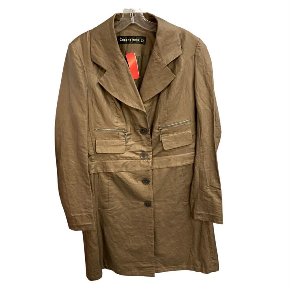 Green Stone Light Coat Size L